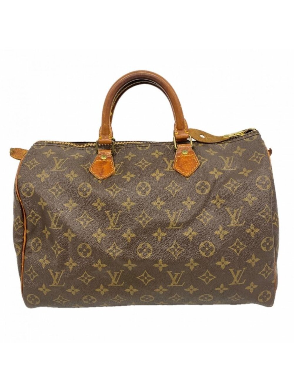 Louis Vuitton Handbag Monogram Speedy 35 Brown
